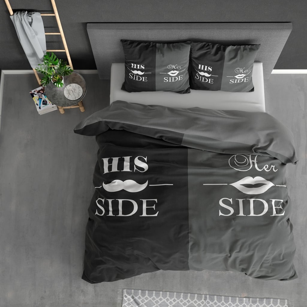 POSTELJINA HIS AND HER SIDE 3 BLACK 