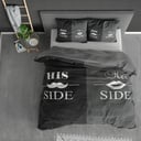POSTELJINA HIS AND HER SIDE 3 BLACK 