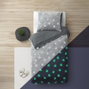 POSTELJINA GLOW IN THE DARK SPOOKY GREY 