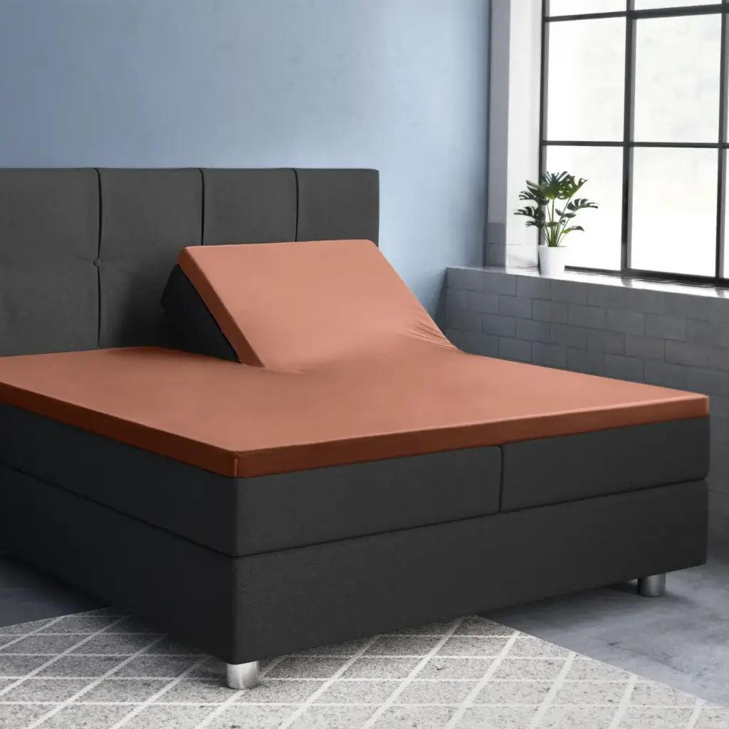 SATENSKA PLAHTA ZA SPLIT TOPPER SA GUMICOM BROWN 