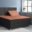 SATENSKA PLAHTA ZA SPLIT TOPPER SA GUMICOM BROWN 