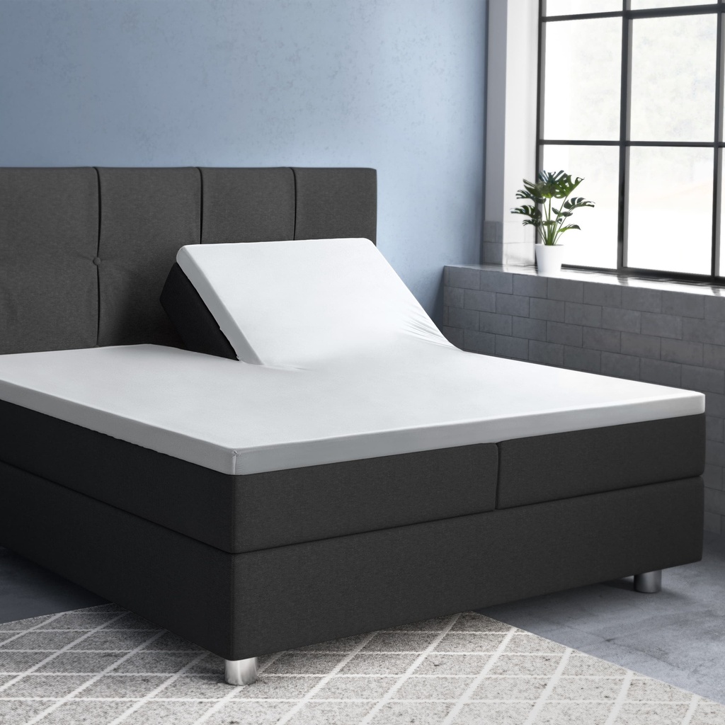 SATENSKA PLAHTA ZA SPLIT TOPPER SA GUMICOM WHITE 