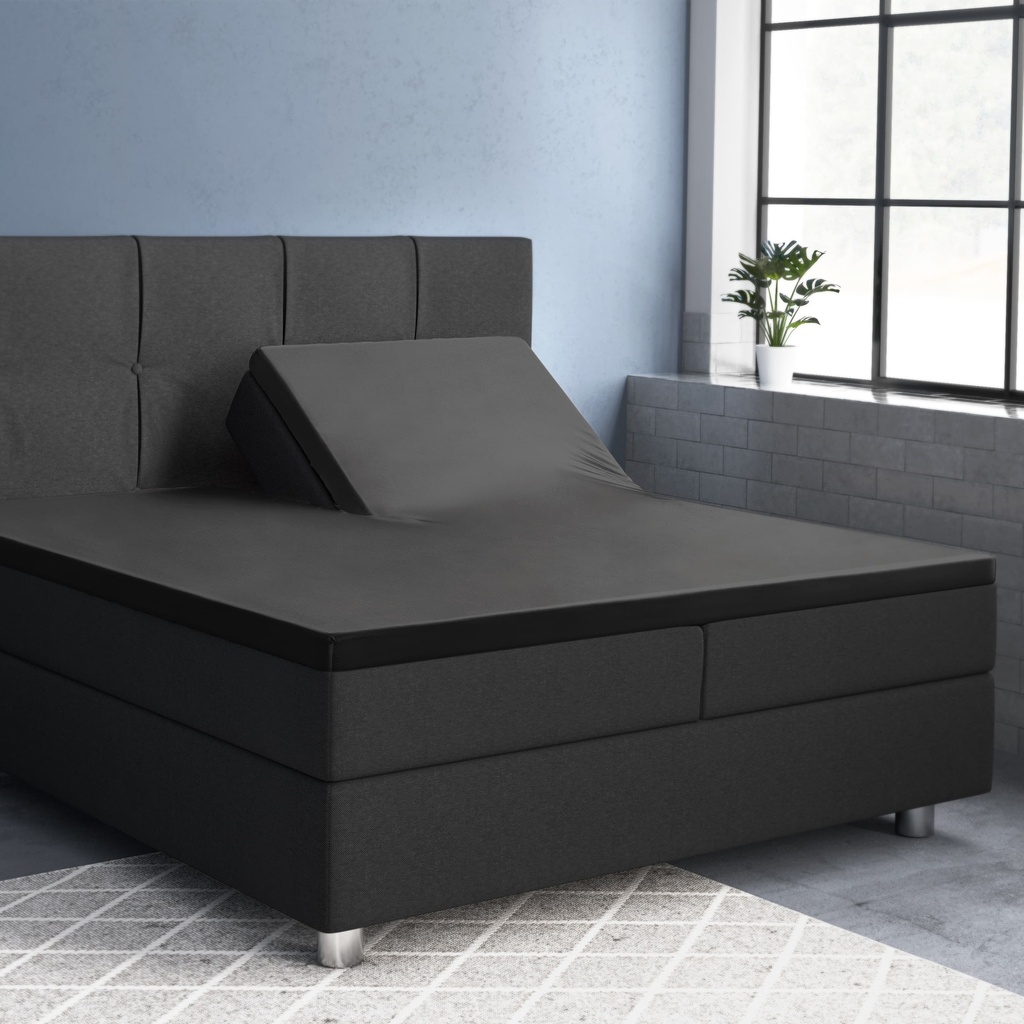 SATENSKA PLAHTA ZA SPLIT TOPPER SA GUMICOM BLACK 