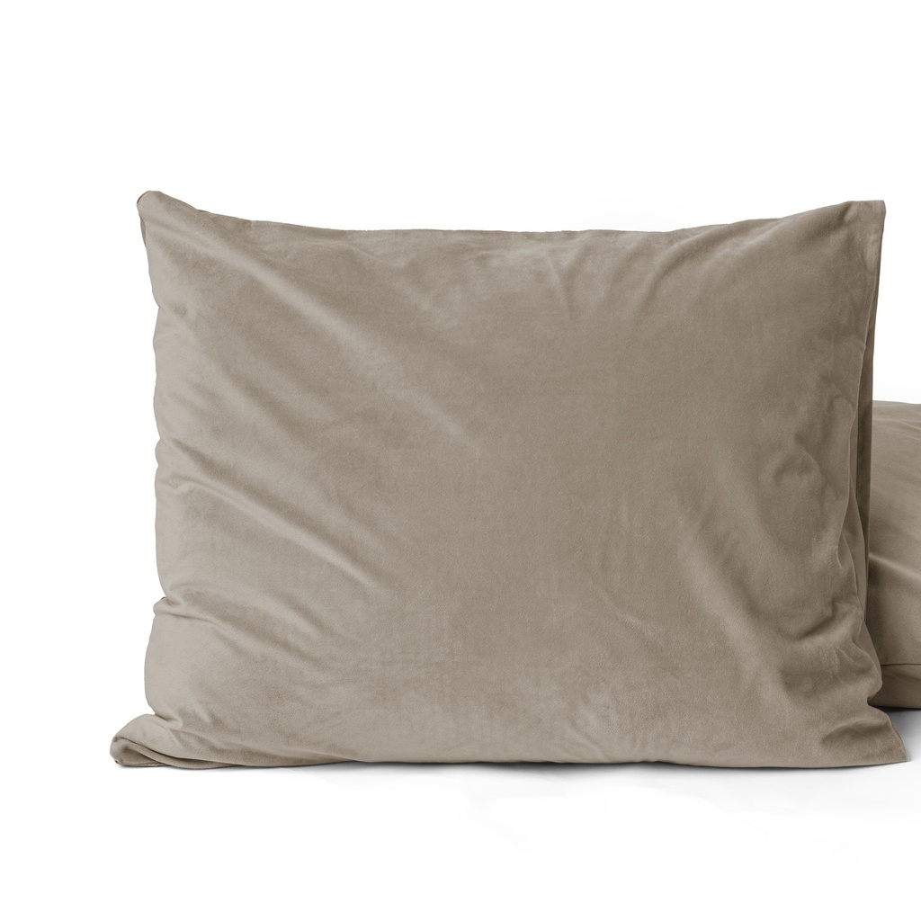 SET OD 2 JASTUČNICE VELVET TAUPE 