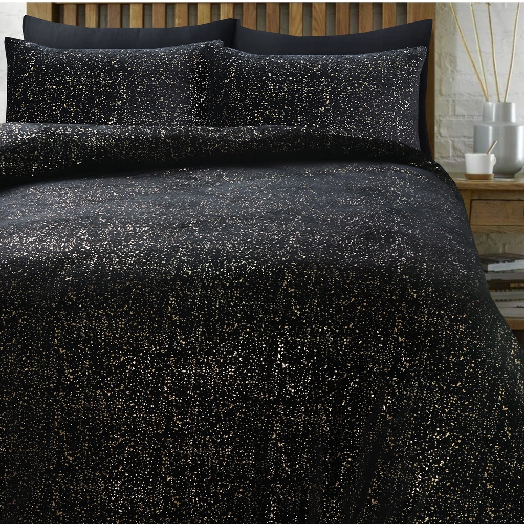 POSTELJINA GLAMOUR TEDDY SPRANKLE BLACK 