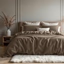 POSTELJINA TEDDY COTTON DEEP TAUPE 