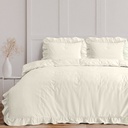 POSTELJINA RUFFLES CREAM 