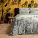POSTELJINA CRUSHED VELVET PORCELAIN BLUE 