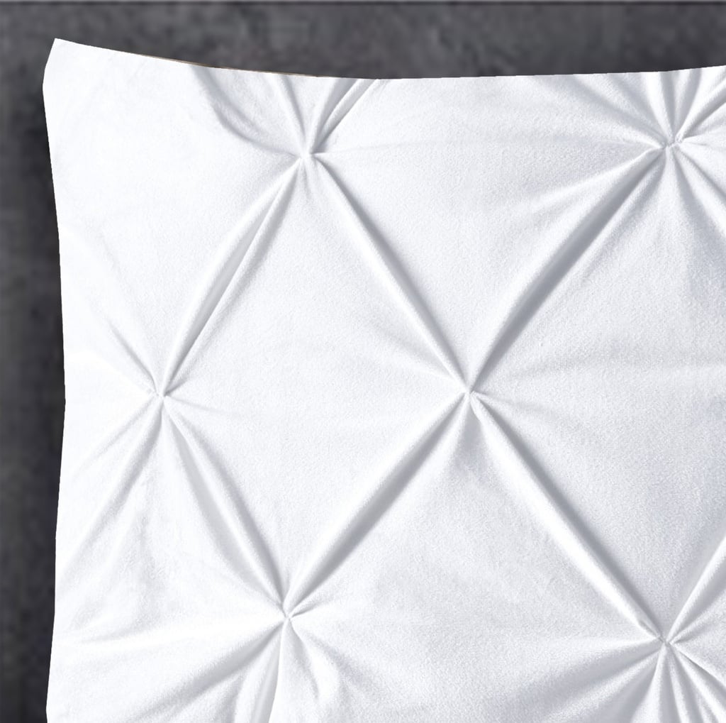 SET OD 2 JASTUČNICE VELVET PINTUCK WHITE
