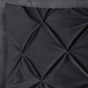 SET OD 2 JASTUČNICE VELVET PINTUCK BLACK 