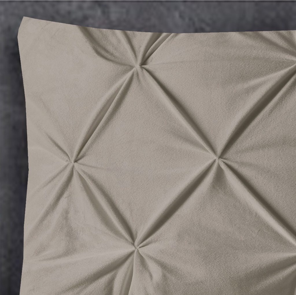 SET OD 2 JASTUČNICE VELVET PINTUCK SAND  