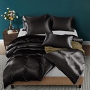 POSTELJINA SATEN 400TC BLACK