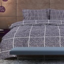 POSTELJINA CHECK GREY