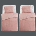 2 POSTELJINE 140X200 VELVET PINK