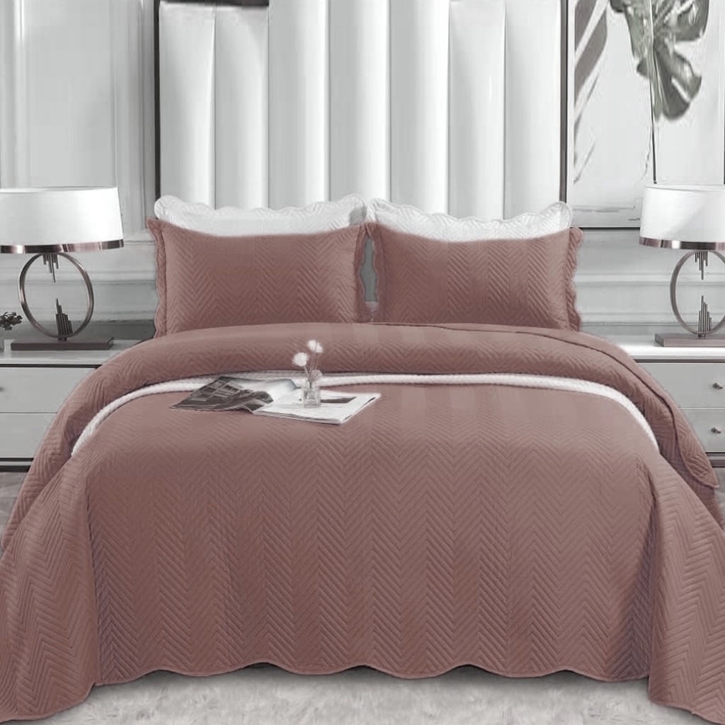 PREKRIVAČ ZIGZAG BROWN 
