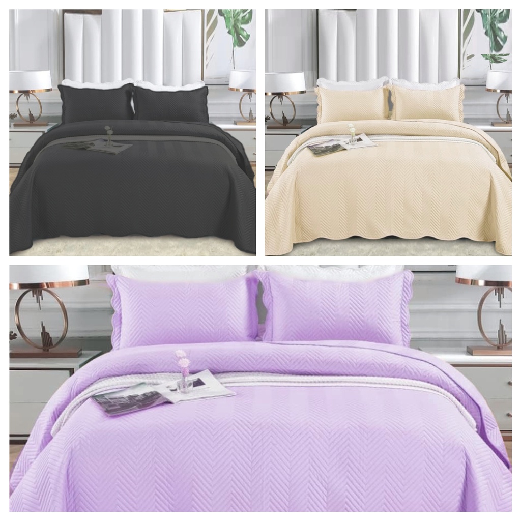 3 PREKRIVAČA 150X220 ZIGZAG ANTHRACITE,BEIGE & LAVANDER