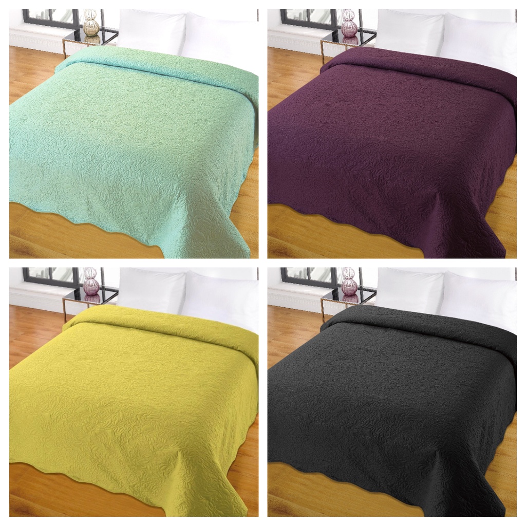 4 PREKRIVAČA 240X220 ELEGANCE YELLOW,ANTHRACITE,PURPLE & DUCK