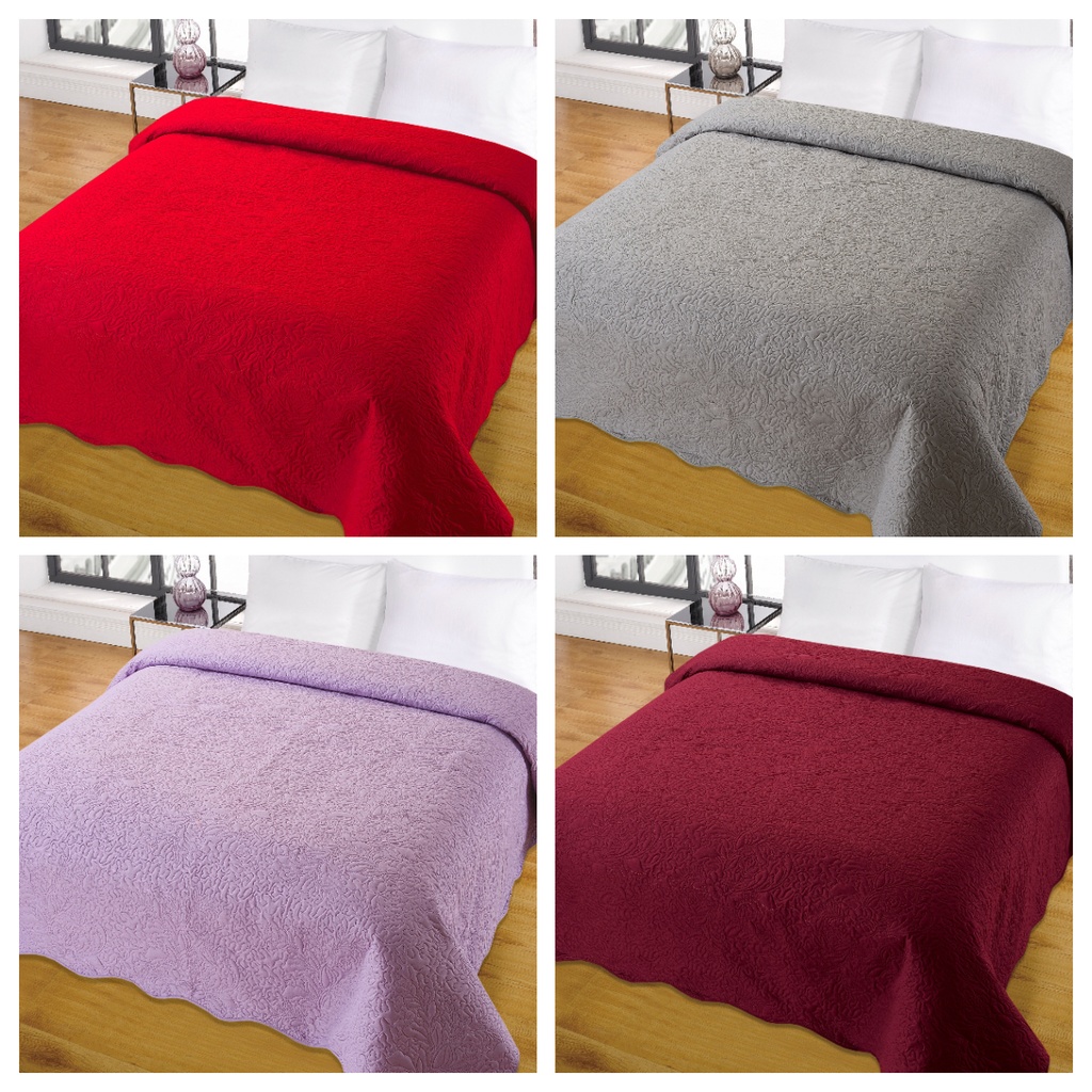 4 PREKRIVAČ 240X220 ELEGANCE PLUM,LAVENDER,RED & SILVER