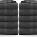 SET OD 10 RUČNIKA 70X140 CM DARK GREY