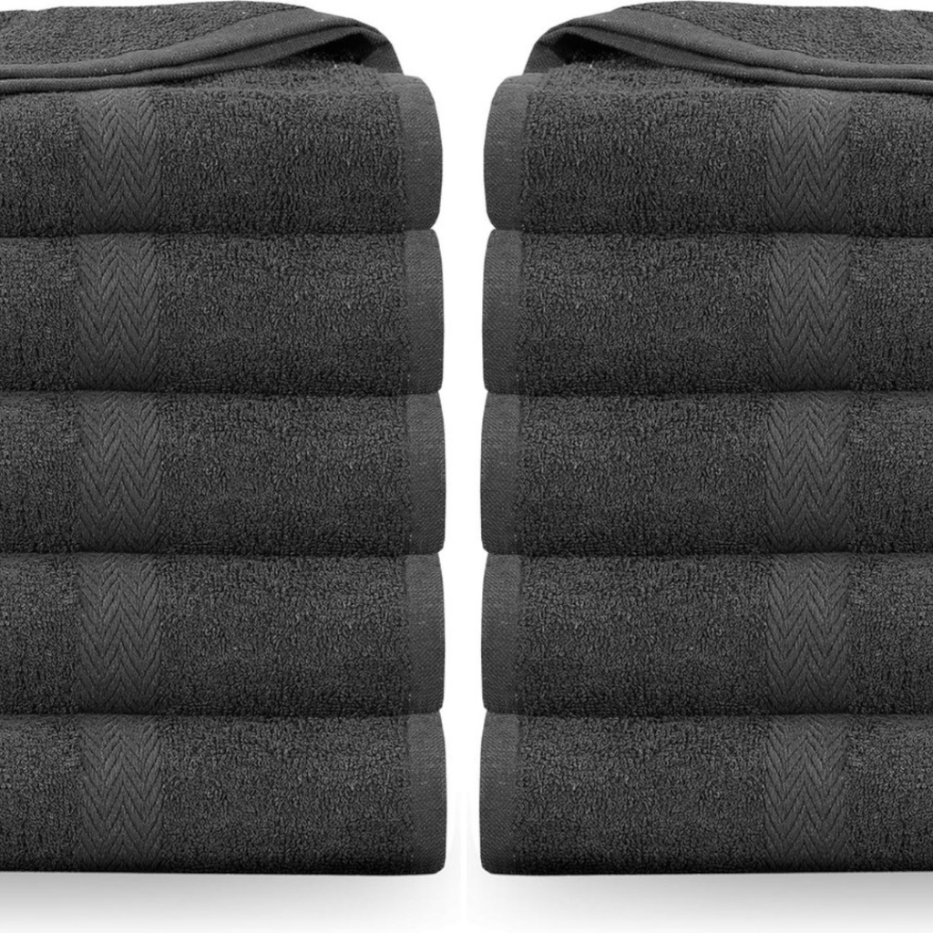 SET OD 10 RUČNIKA 70X140 CM BLACK