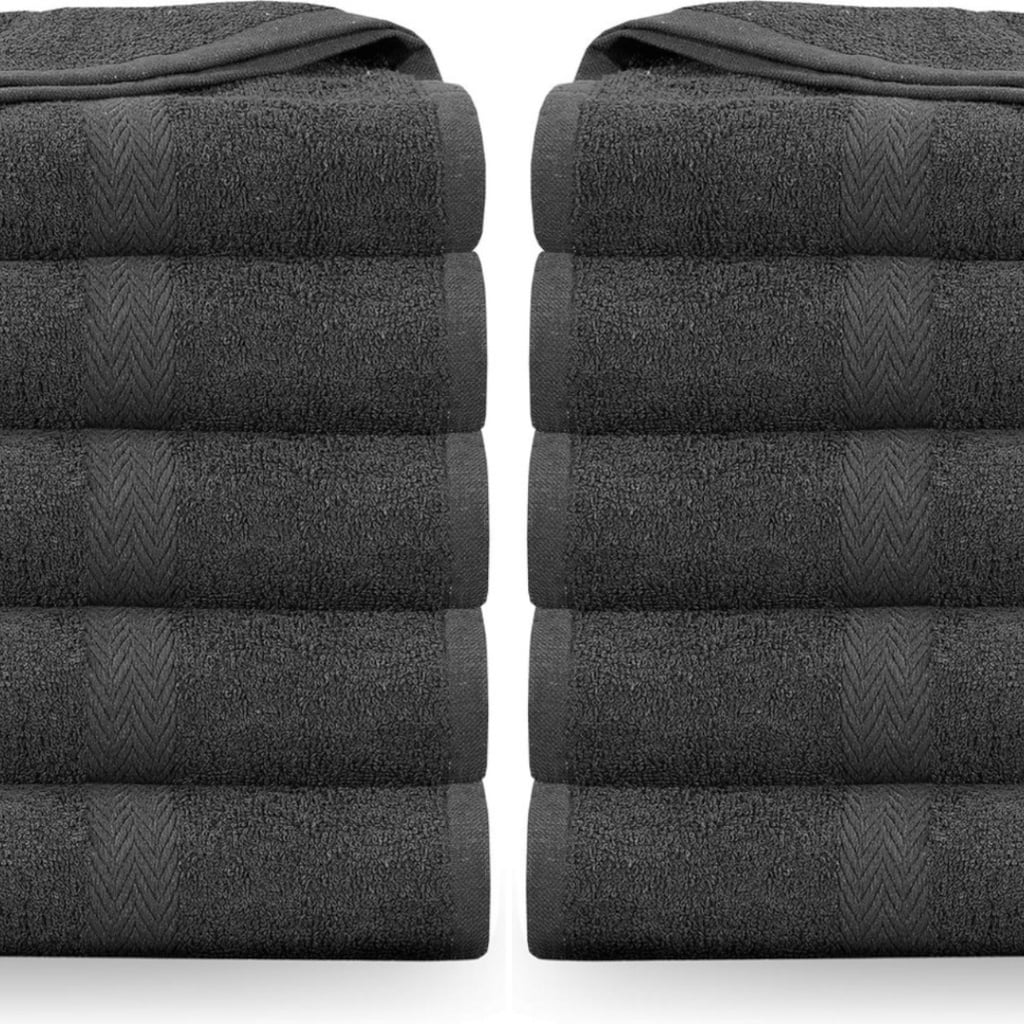 SET OD 10 RUČNIKA 70X140 CM BLACK