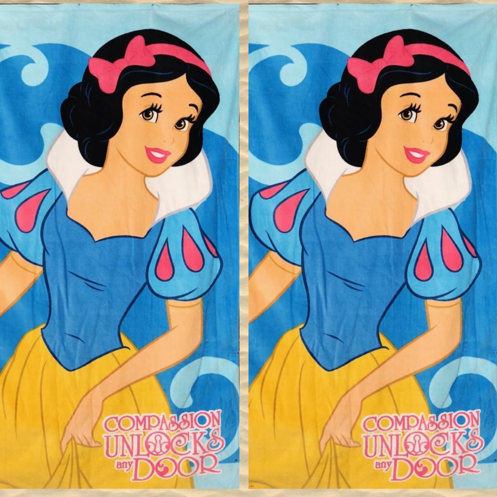 2 PLAŽNA RUČNIKA SNJEGULJICA