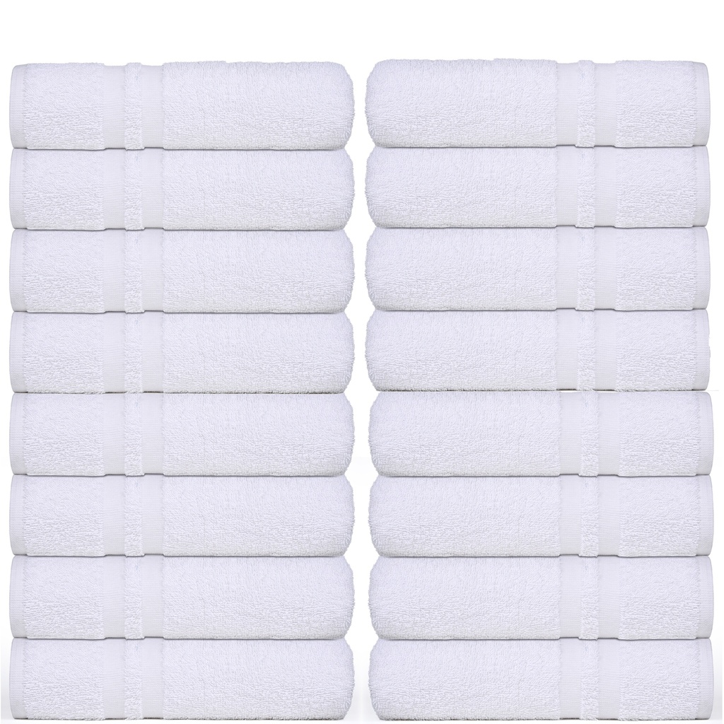 16 RUČNIKA 55X110 CM QUICK DRY WHITE