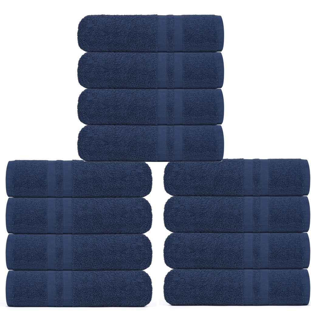 12 RUČNIKA 55X110 CM QUICK DRY NAVY BLUE