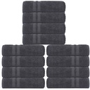 12 RUČNIKA 55X110 CM QUICK DRY ANTHRACITE