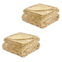 2 DEKE 150X200 CM FAUX FUR CREAM