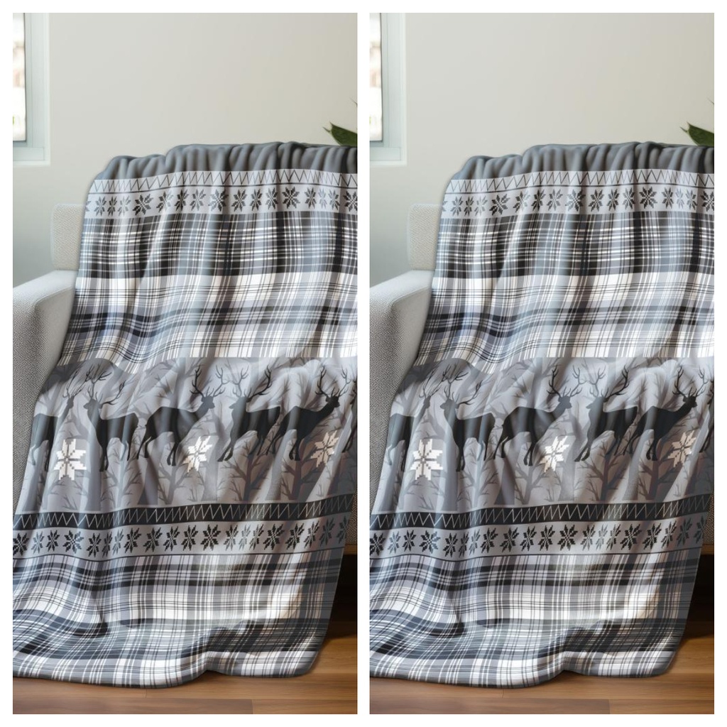 2 DEKE 150X200 CM REINDEER GREY