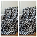 2 DEKE 150X200 CM BLACK GEO