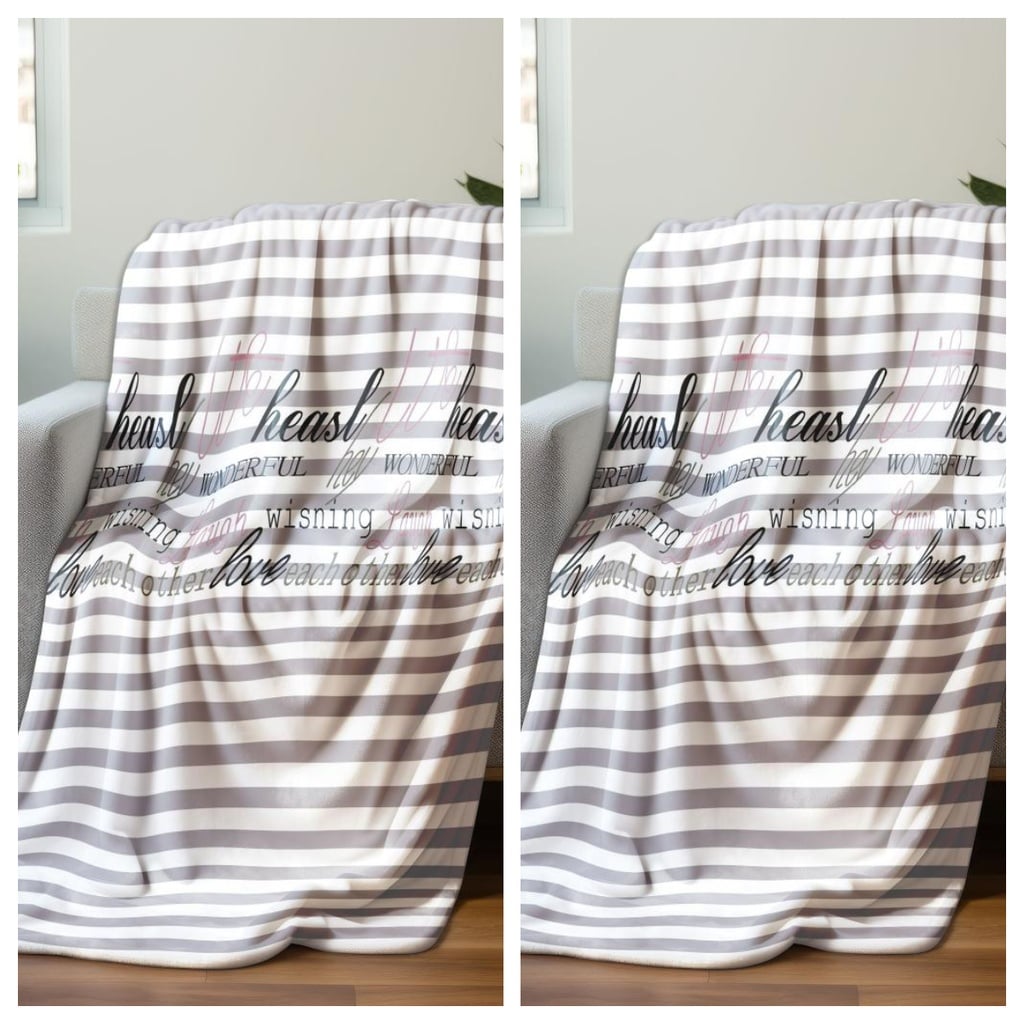 2 DEKE 150X200 CM LOVE WHITE