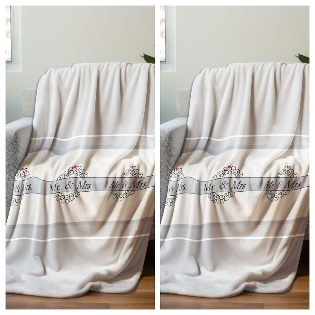 2 DEKE 150X200 CM MR & MS GREY