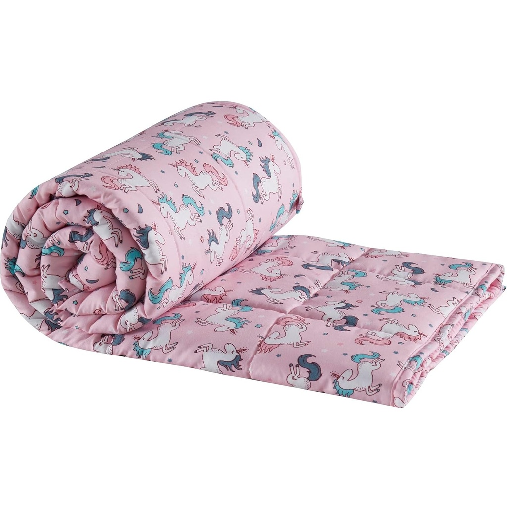 TEŠKA DEKA MINKY/UNICORN PINK