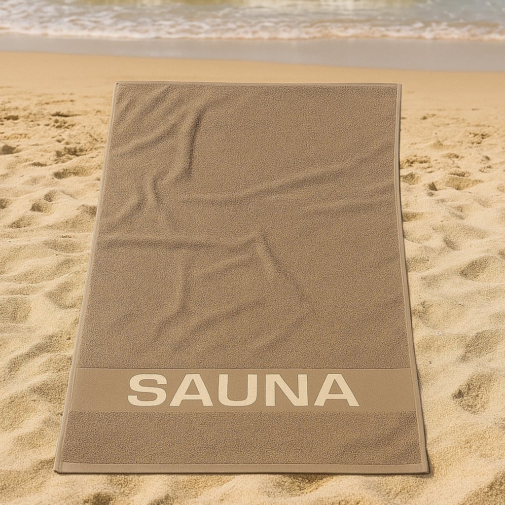 RUČNIK ZA PLAŽU SAUNA BROWN