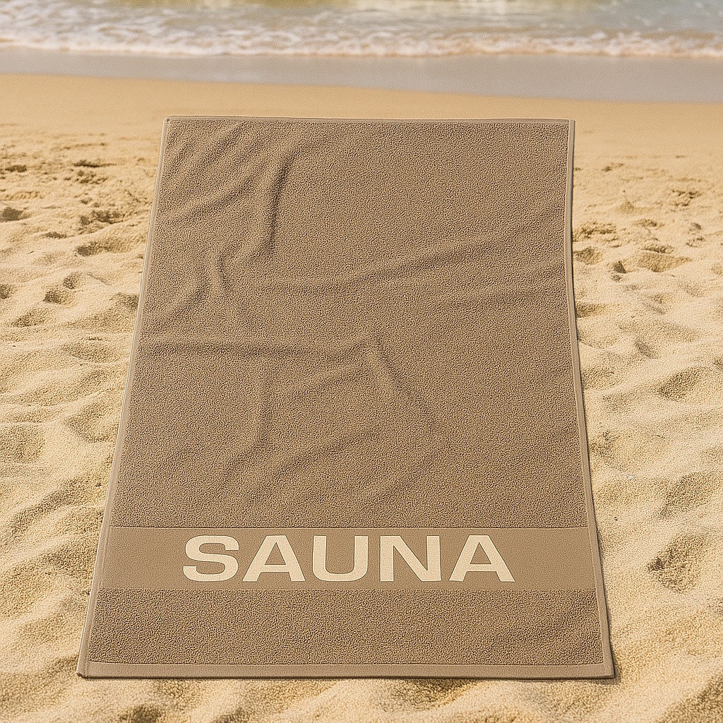 RUČNIK ZA PLAŽU SAUNA BROWN