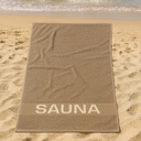 RUČNIK ZA PLAŽU SAUNA BROWN