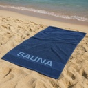 RUČNIK ZA PLAŽU SAUNA BLUE