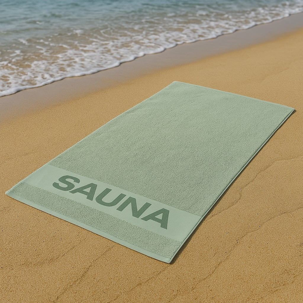 RUČNIK ZA PLAŽU SAUNA GREEN