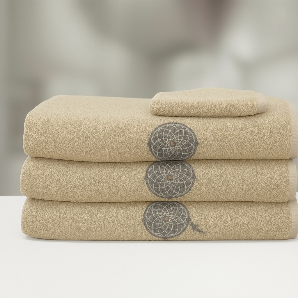 RUČNIK EMBROIDERY DREAMCATCHER BEIGE