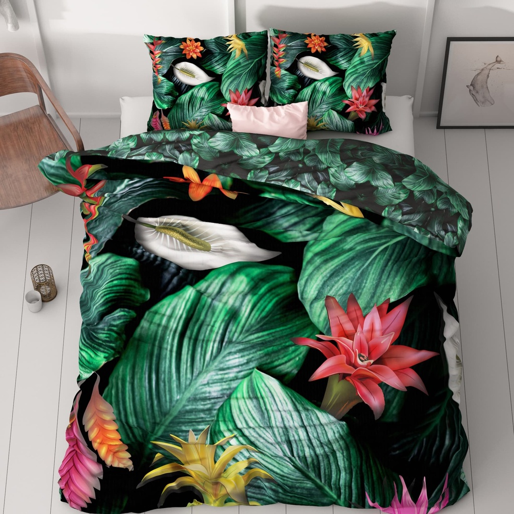 POSTELJINA SATEN CINTIA GREEN 