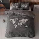 POSTELJINA PERKAL MARBLE WORLD ANTHRACITE 