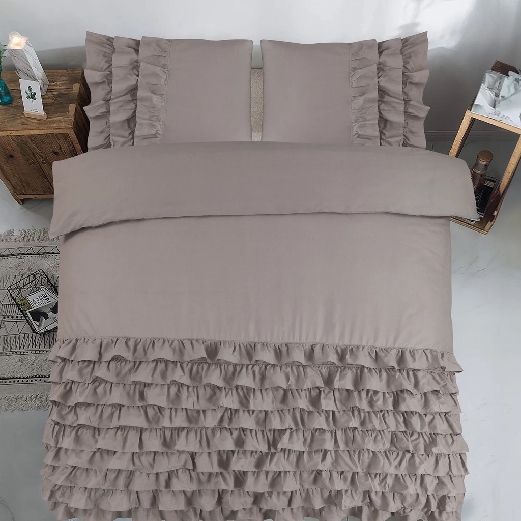 POSTELJINA PERKAL CLASSICS TAUPE