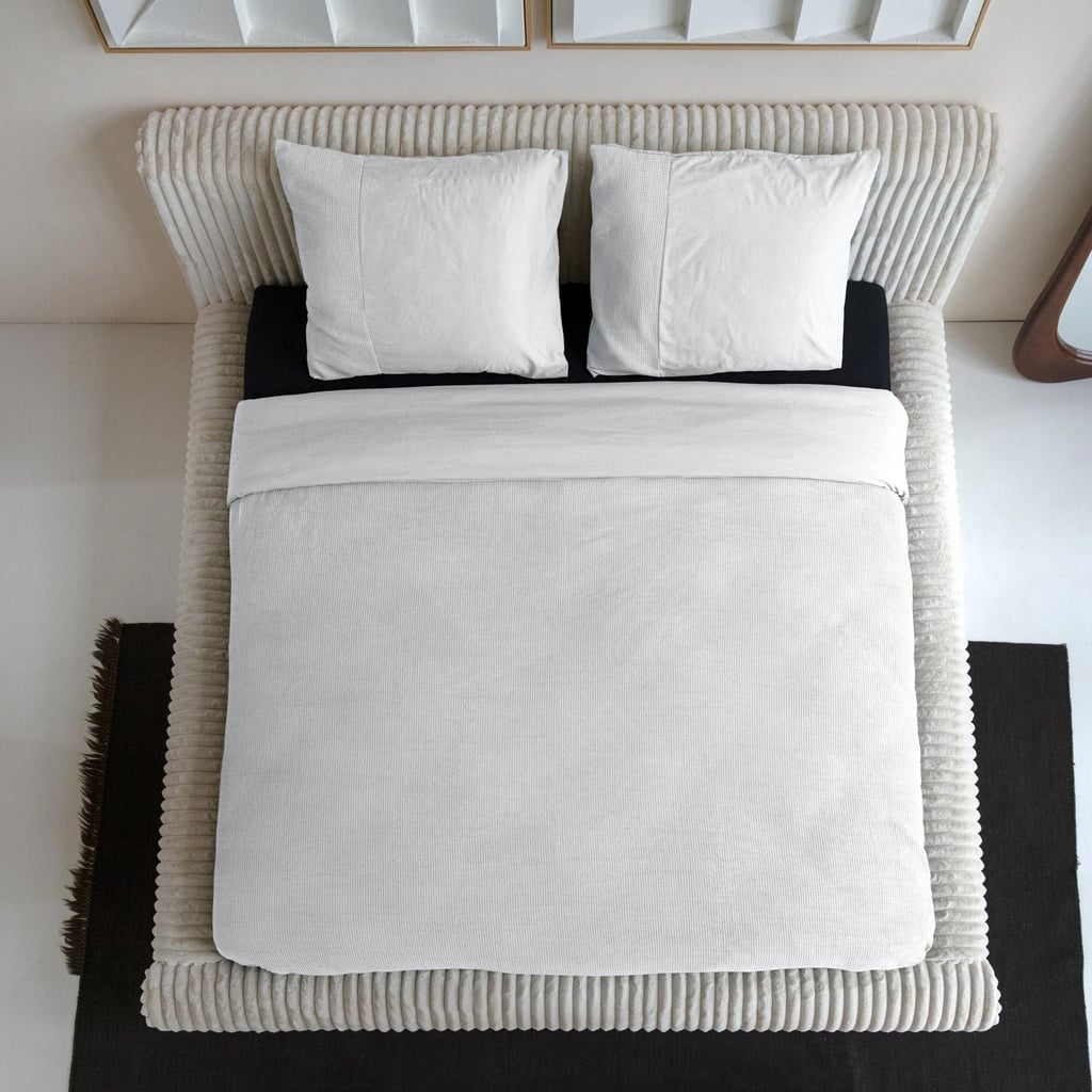 POSTELJINA PERKAL WAFFLE WHITE