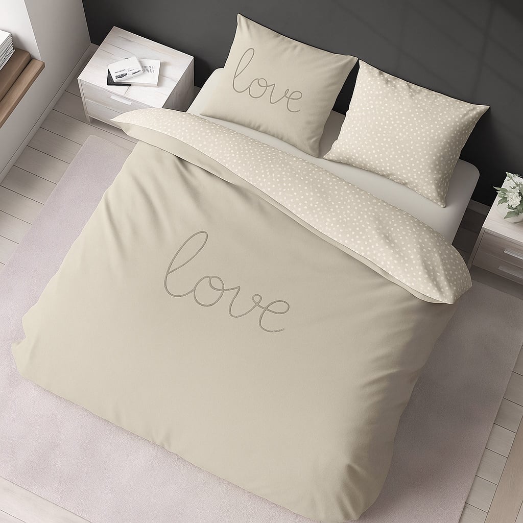 POSTELJINA LOVE BEIGE 