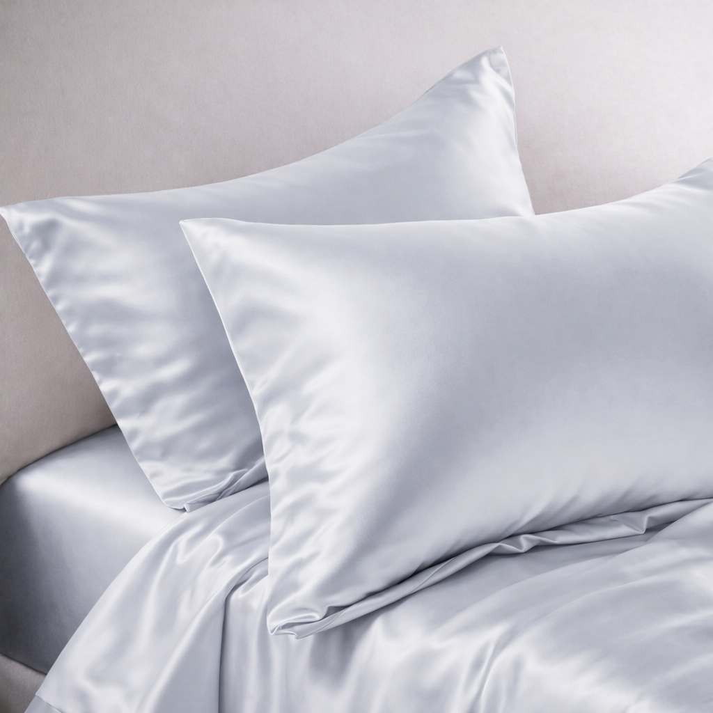 SET OD 2 JASTUČNICE GLOSSY WHITE