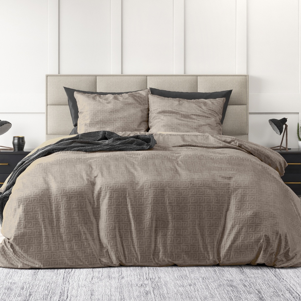 POSTELJINA VELVET FASHION TAUPE