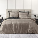 POSTELJINA VELVET FASHION TAUPE