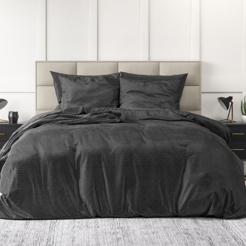 POSTELJINA VELVET FASHION BLACK